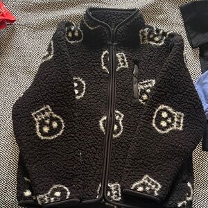 Old Navy Black Fleece Jacket